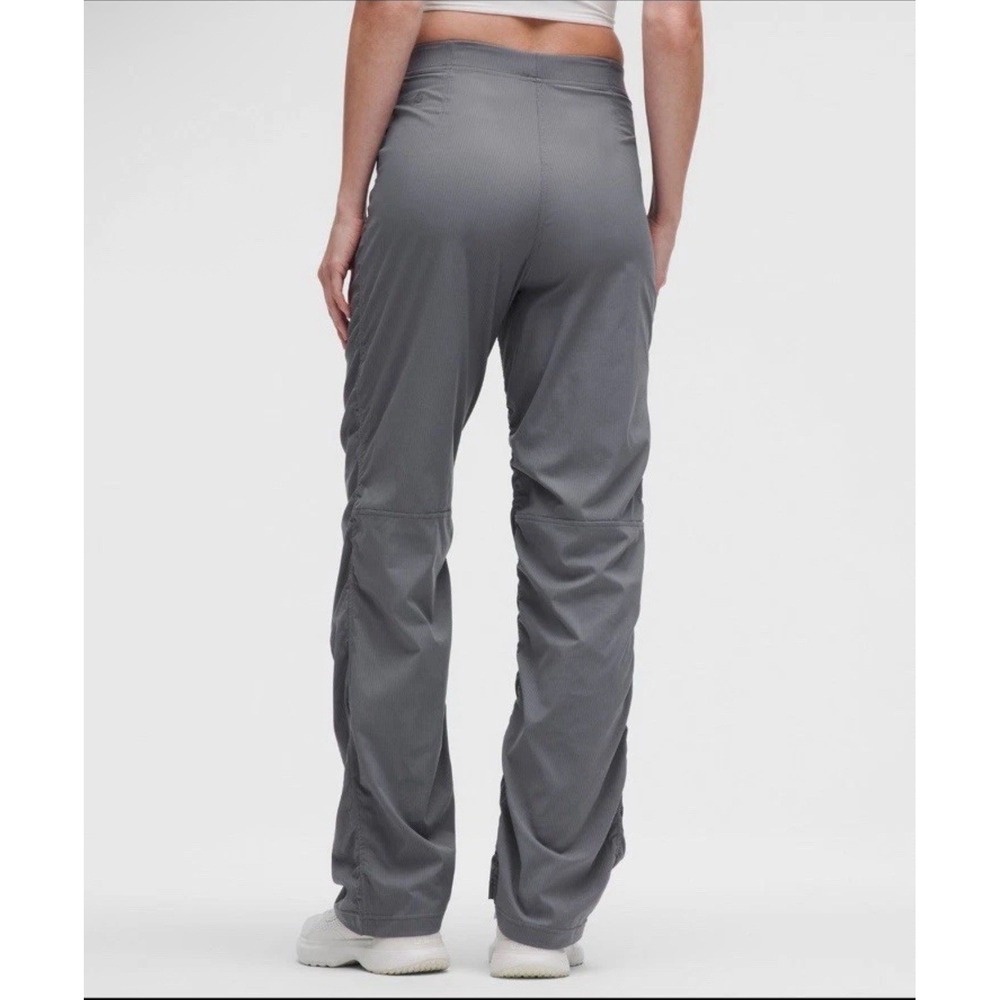 Lululemon Dance Studio Slim Fit High Rise Flared Pants XS Soggy Solar Grey NWT - Picture 2 of 15